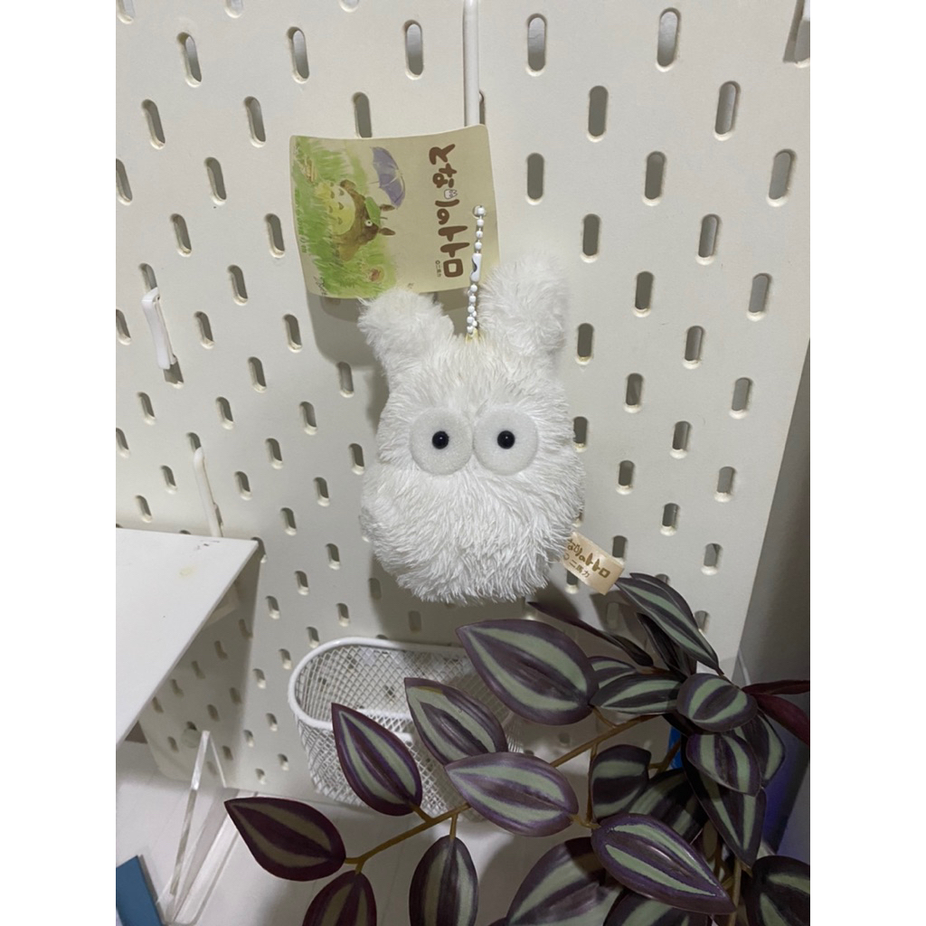 keychain plushie totoro putih new tag sun arrow studio ghibli / ganci gantungan kunci boneka lucu