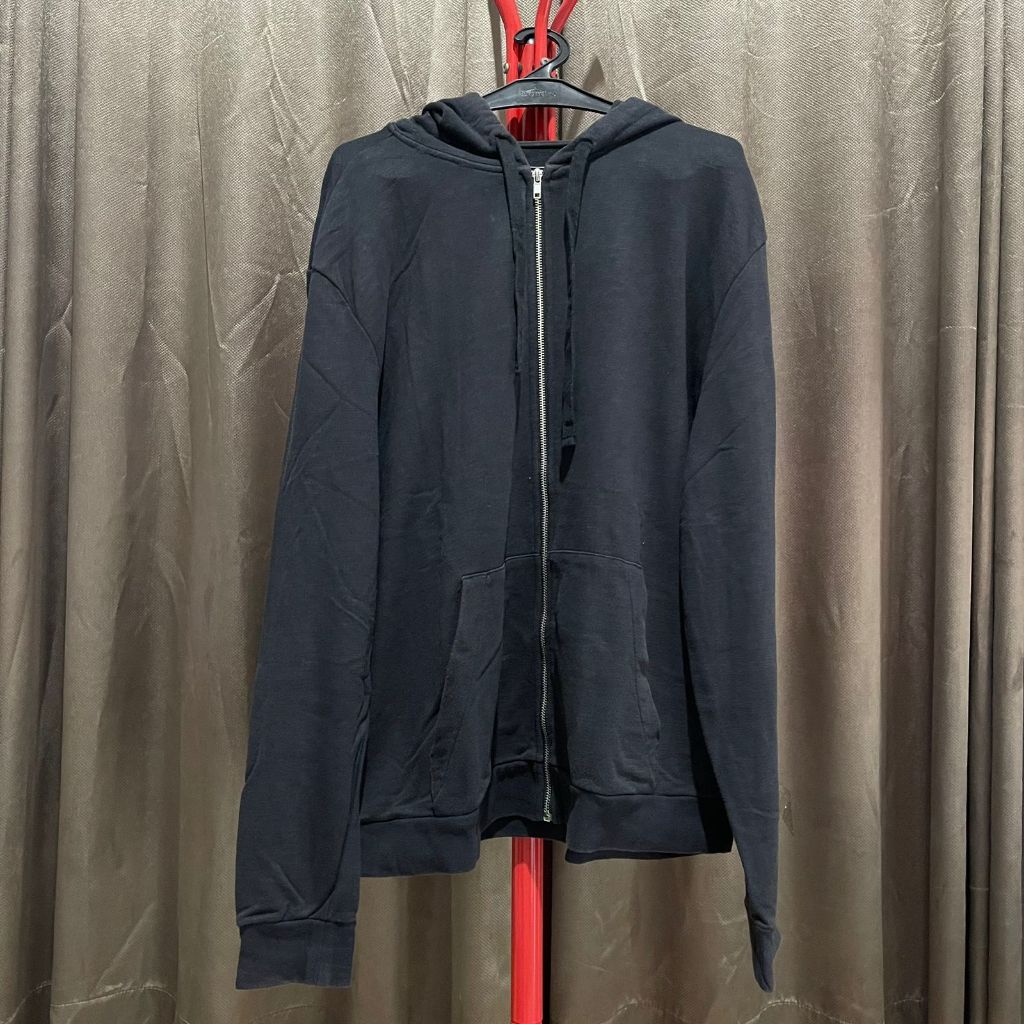 Pullover Hoodie Jacket Hitam Polos