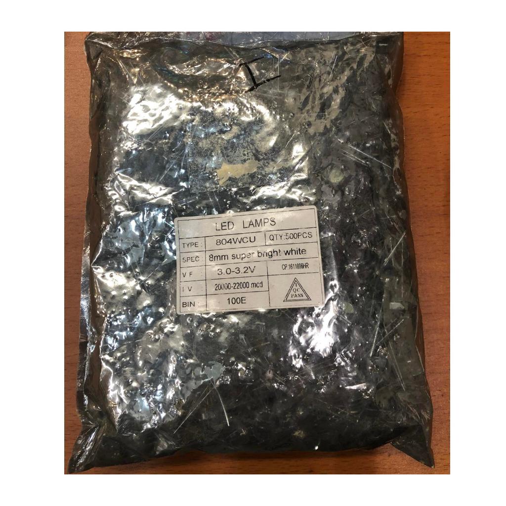 LED 8MM PUTIH SUPER BRIGHT