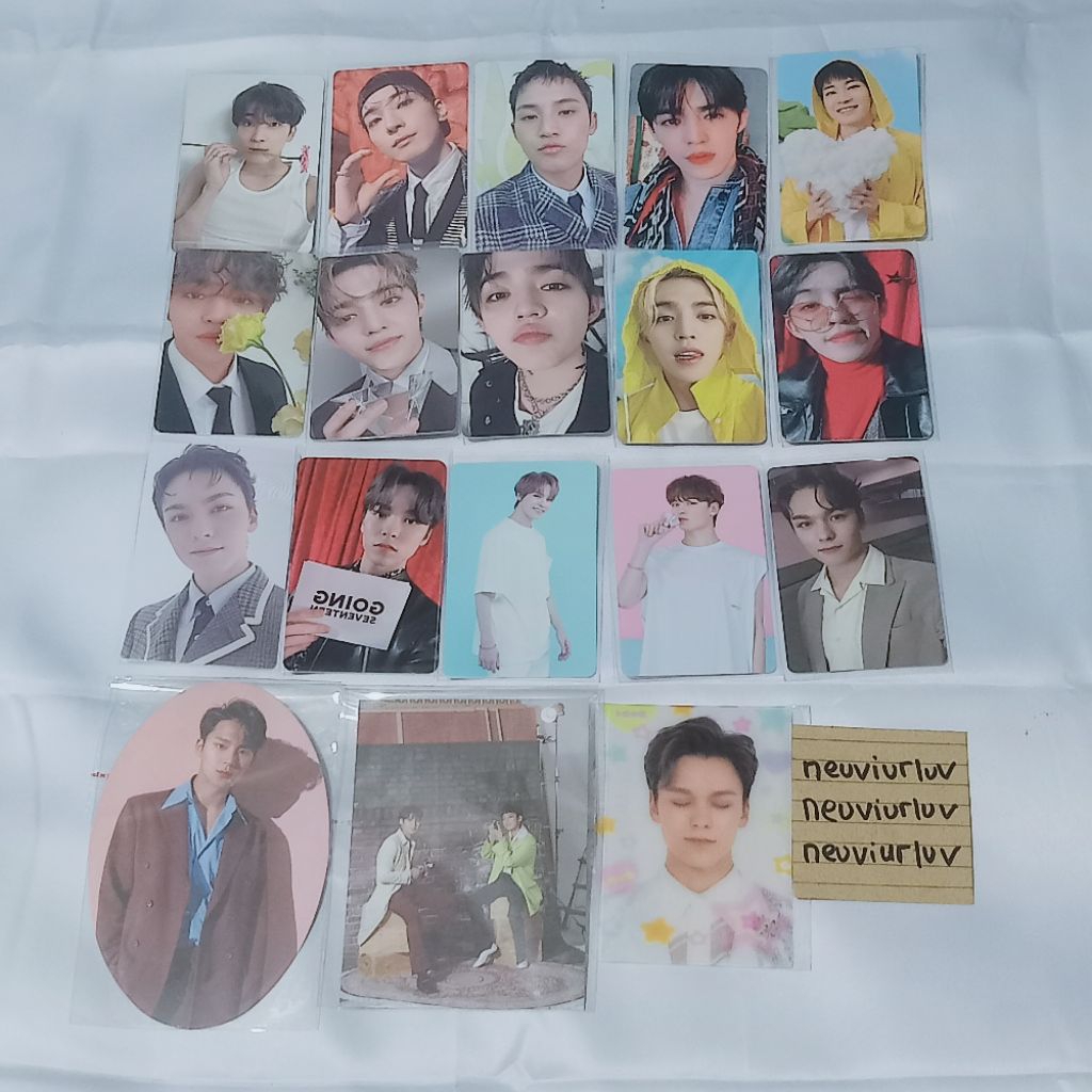 (Free official pc) Seventeen Album Photocard 17 is Right Here Heaven FML  Semicolon Joshua Dongak Wo