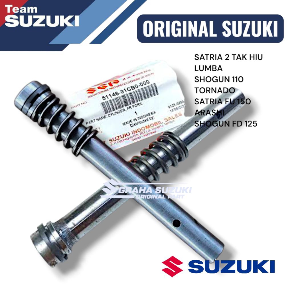 SULING AS  SHOCK DEPAN SATRIA 2 TAK SATRIA FU SMASH SHOGUN 125 ORIGINAL SUZUKI 51146-31CB0