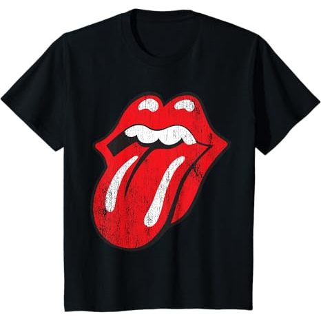 BAJU ANAK The Rolling Stones Distressed Tongue Youth T-Shirt