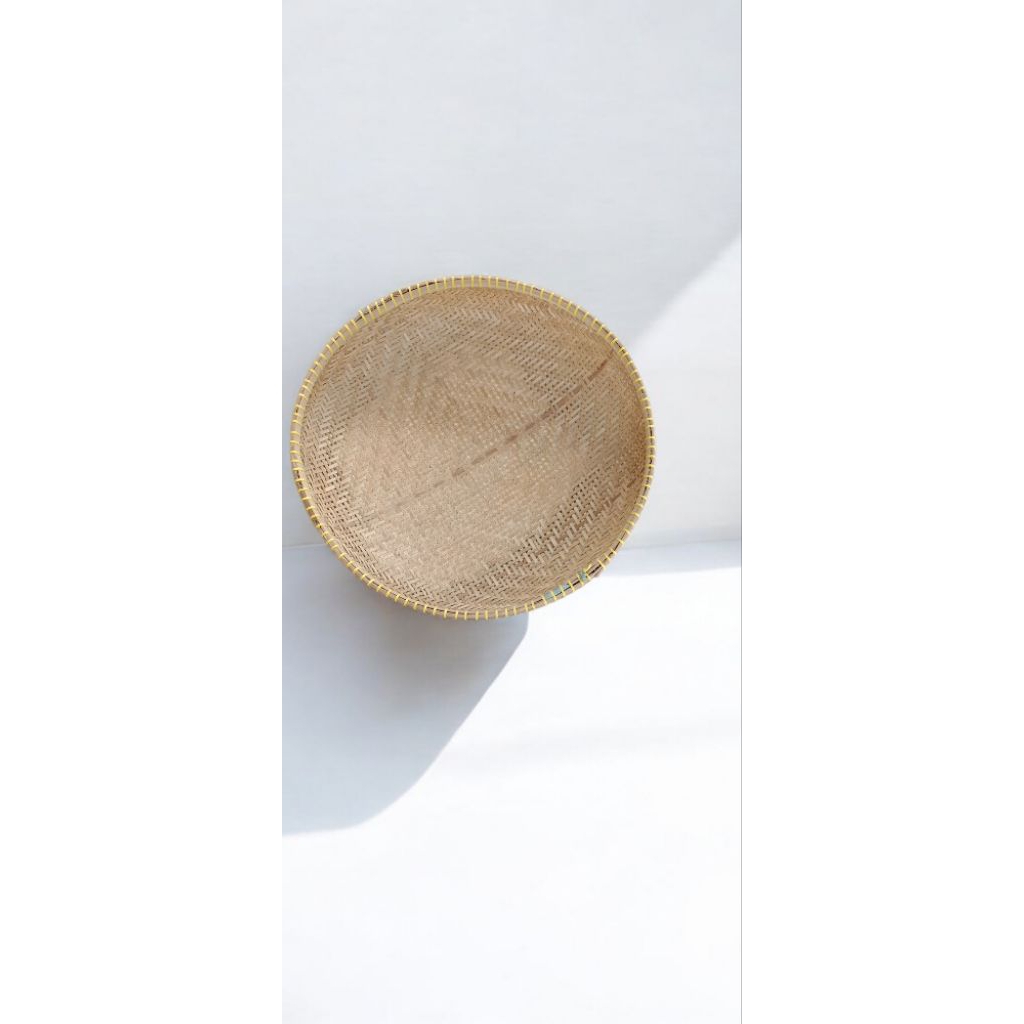 Ayakan Saringan Bambu-bambu Ayakan Bambu 40 cm anyaman Murah Ayakan saringan,,panyaringan,sair, irig