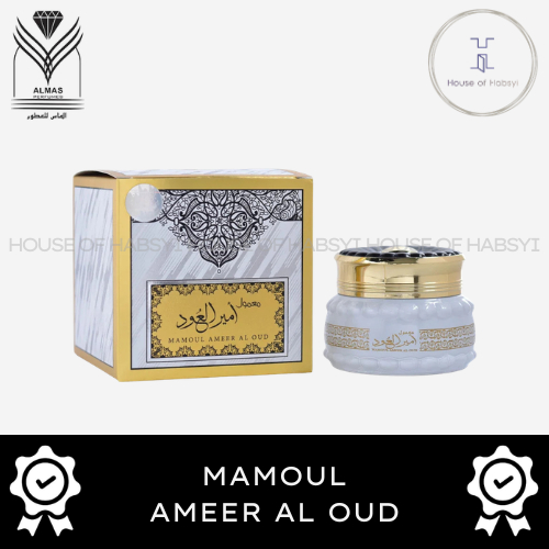 Bukhur Mamoul Ameer Al Oud 60Gr by Almas Perfumes KSA Buhur Bulat Gahru Dupa Menyan Impor
