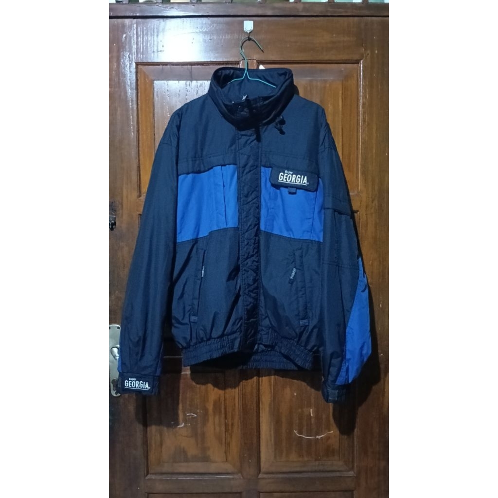 Enjoy Georgia Coffee Bomber Jacket by Mizuno