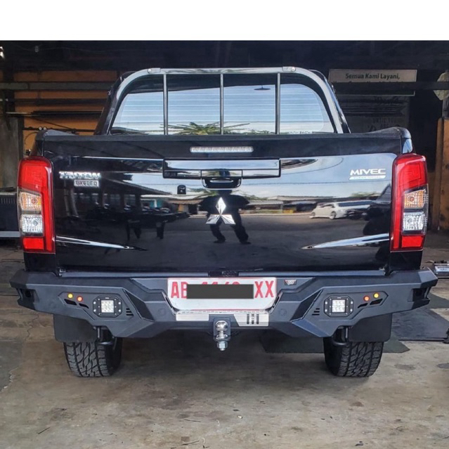 Bemper bumper belakang triton 2008-2023