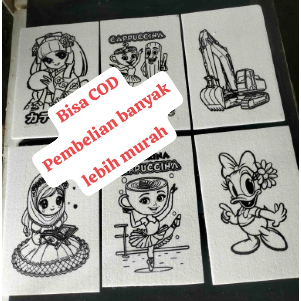 grosir styrofoam lukis murah/mewarnai sterofom lukis/gabus lukis/busa lukis anak/sterofom lukis mura