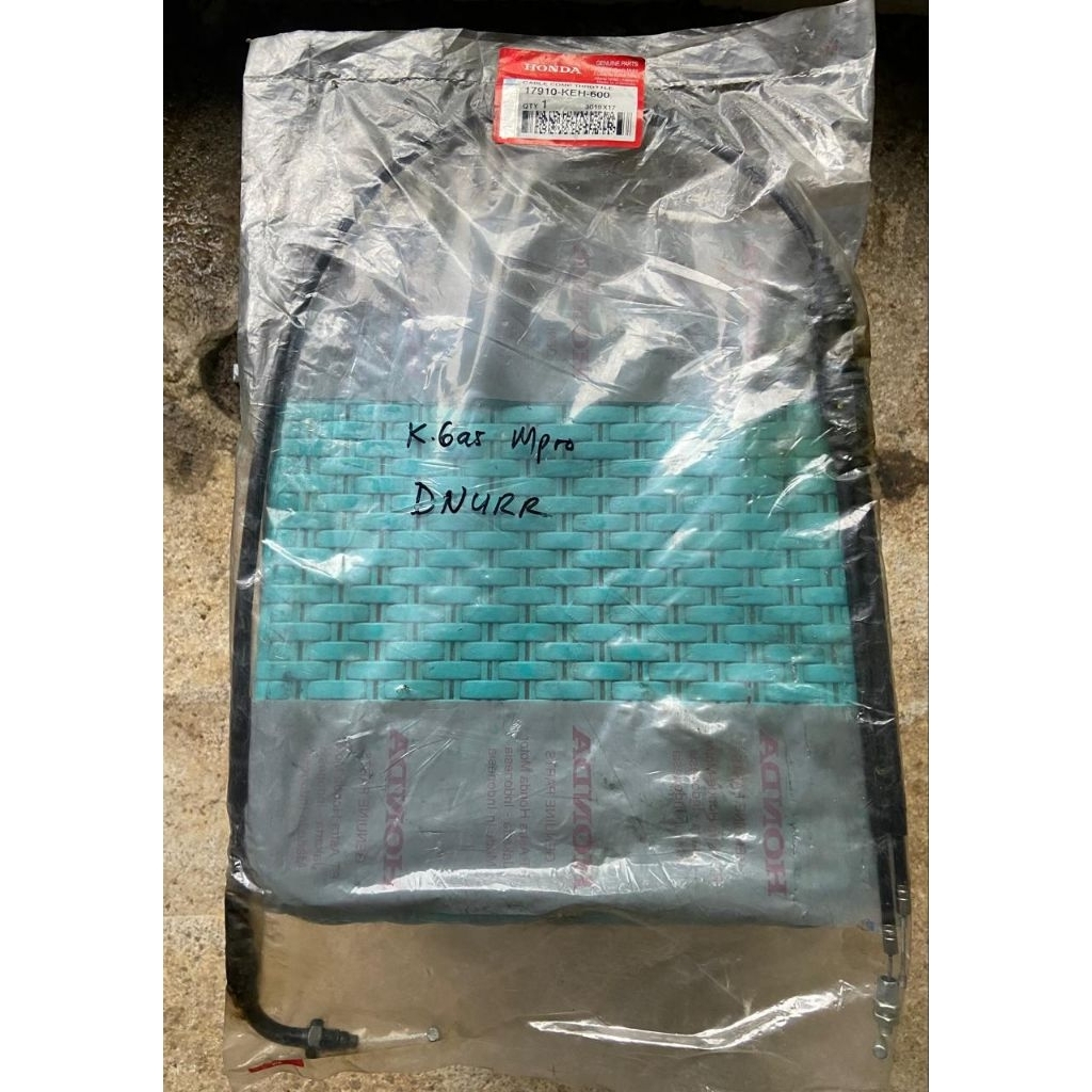 Kabel Tali Olor Gas Honda Megapro Mega Pro Primus 2006-2009 Original HGP AHM 17910-KEH-600