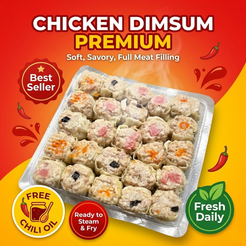 Ummai Chicken Dimsum Premium Isi Ayam Asli – Lembut & Juicy