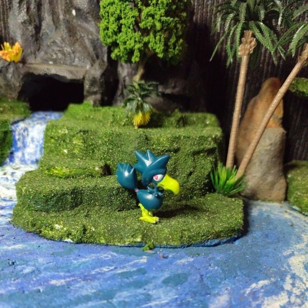 pokemon figure - murkrow - tomy
