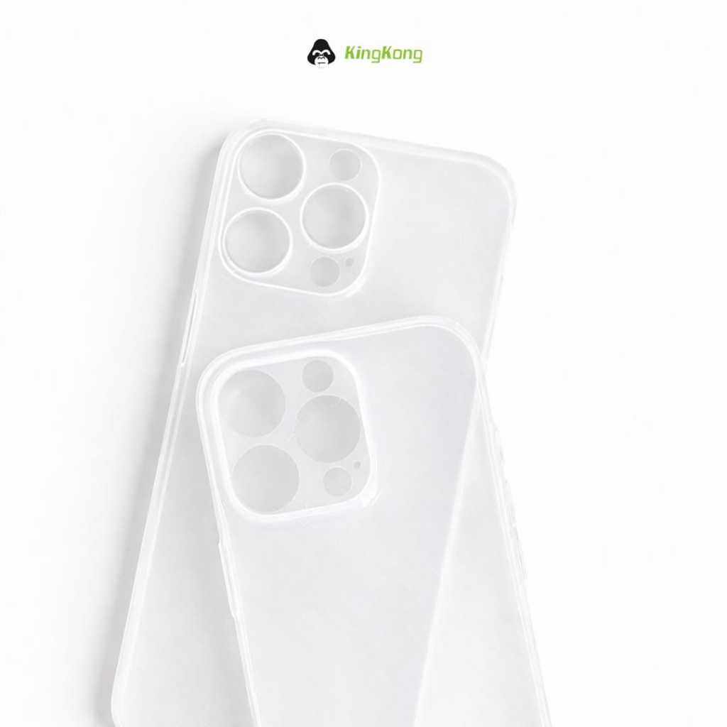 KINGKONG - Case Super Slim Clear  0,38Mm For Iphone 11,12 Pro,12 Promax,13,13 Mini, 13 Pro,,13 Proma