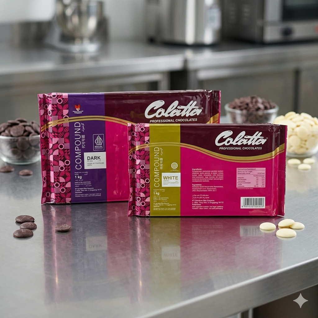 Collata Dark/white Compound/Coklat Collata/Coklat compound/Coklat Batang Collata