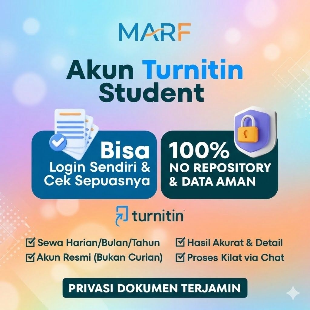 Sewa Akun Turnitin Student No Repository | Harian - Mingguan | Cek Plagiasi Aman dan Cepat
