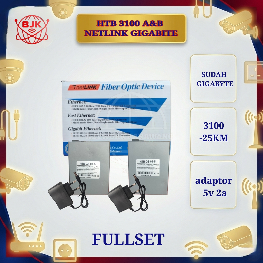 converter htb gigabite pasangan netlink htb sepasang gs fullset