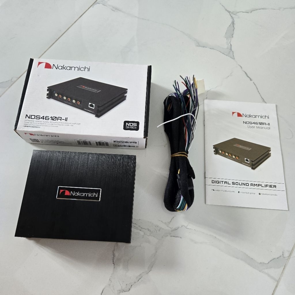 Nakamichi NDS4610A-II DSP Amp 6 Channel. Fullset. Like New. Normal