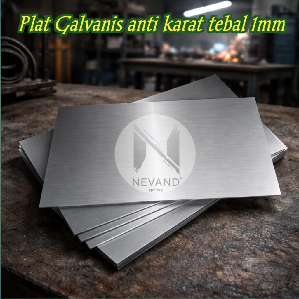 PLAT BESI GALVANIS ANTI KARAT TEBAL 1mm