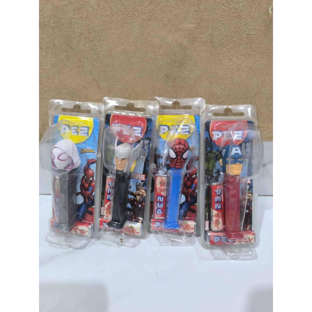 Pez Dispenser Candy, Mainan Pez Superhero, Permen Pez