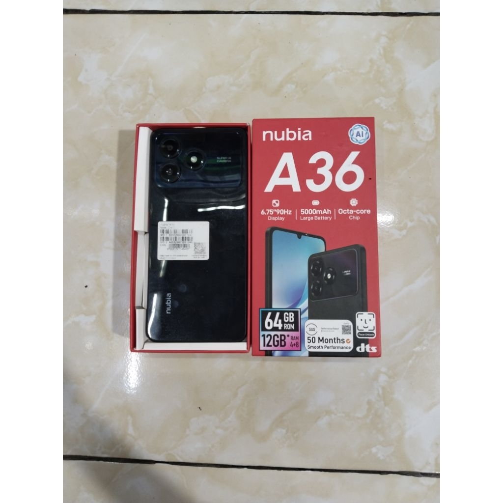 Nubia A36 4+8/64 second fullset