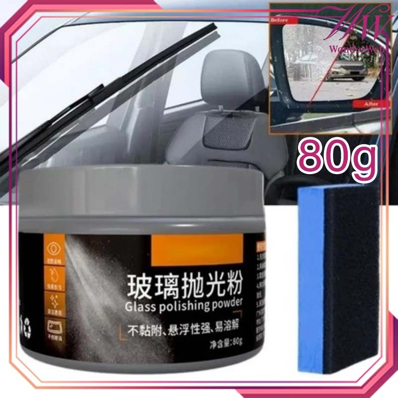 Penghilang Gores Kaca Mobil 80g Penghilang Baret Kaca Mobil Depan Poles Kaca Mobil Baret Cerium Pole