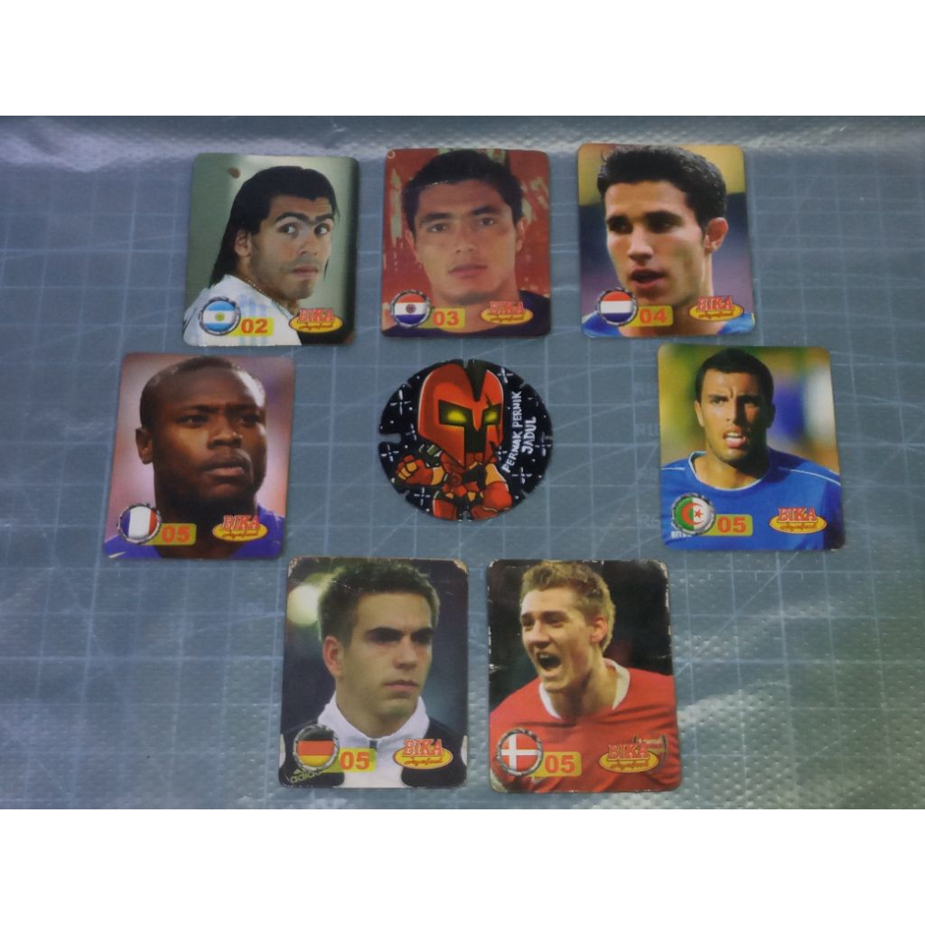 Kartu pemain Bola Hadiah snack Jadul Ciko boll 2003