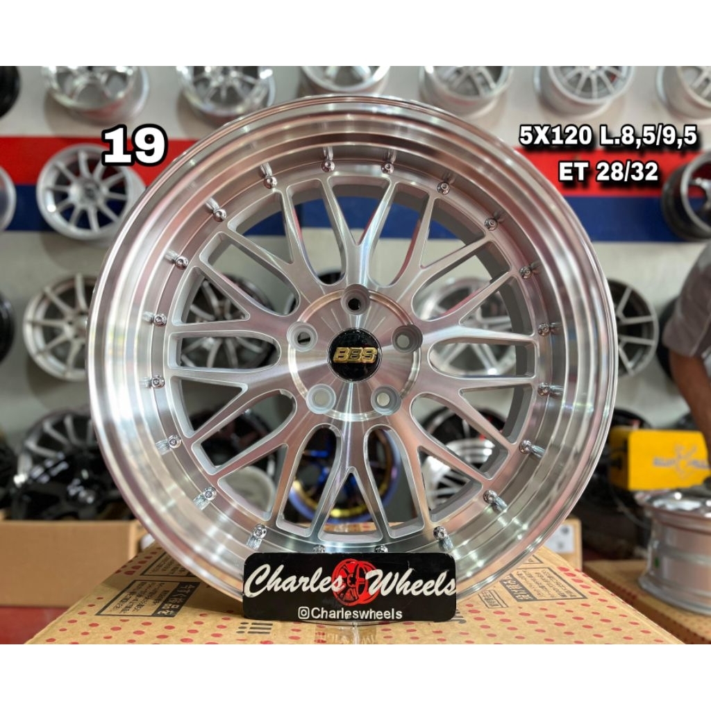 VELG BBS-LM RING 19 SILVER POLISH