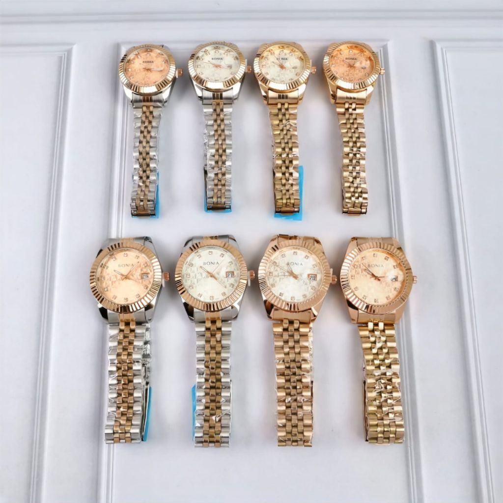 jam tangan couple bonia elegan