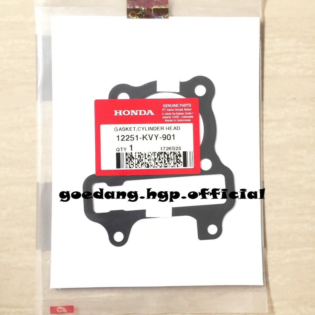 Gasket Cylinder Head / Paking Head BEAT Karbu SCOOPY Karbu SPACY Karbu ORIGINAL AHM 12251KVY901