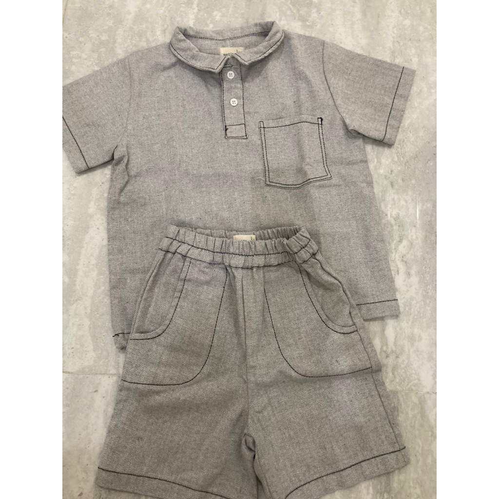 petite sunday set grey (new)