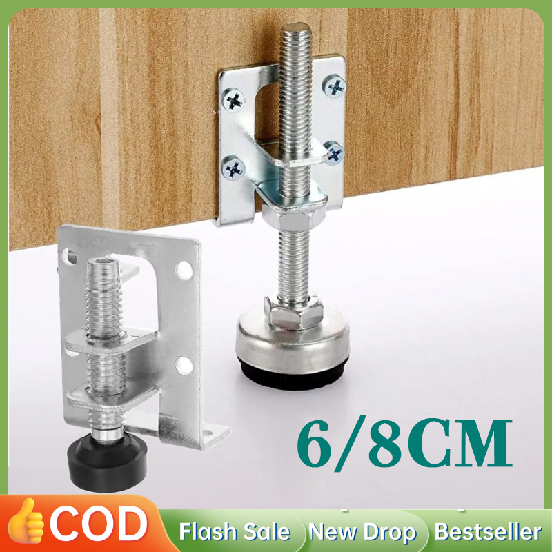 Isi 4/1set Adjuster Kaki Stabil Kaki Adjuster Meja Kaki Lemari Kayu Adjuster Kaki Meja Kaki Adjuster