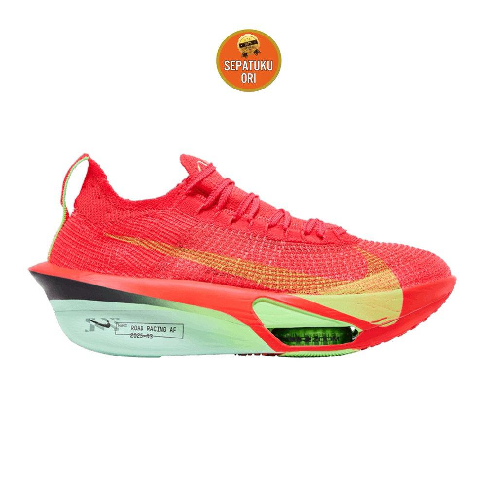 SEPATU LARI PRIA ZOOMX ALPHAFLY 3 BRIGHT CRIMSON LINE