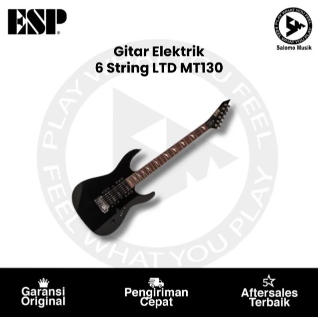 Gitar Elektrik 6 String ESP LTD MT130 Original