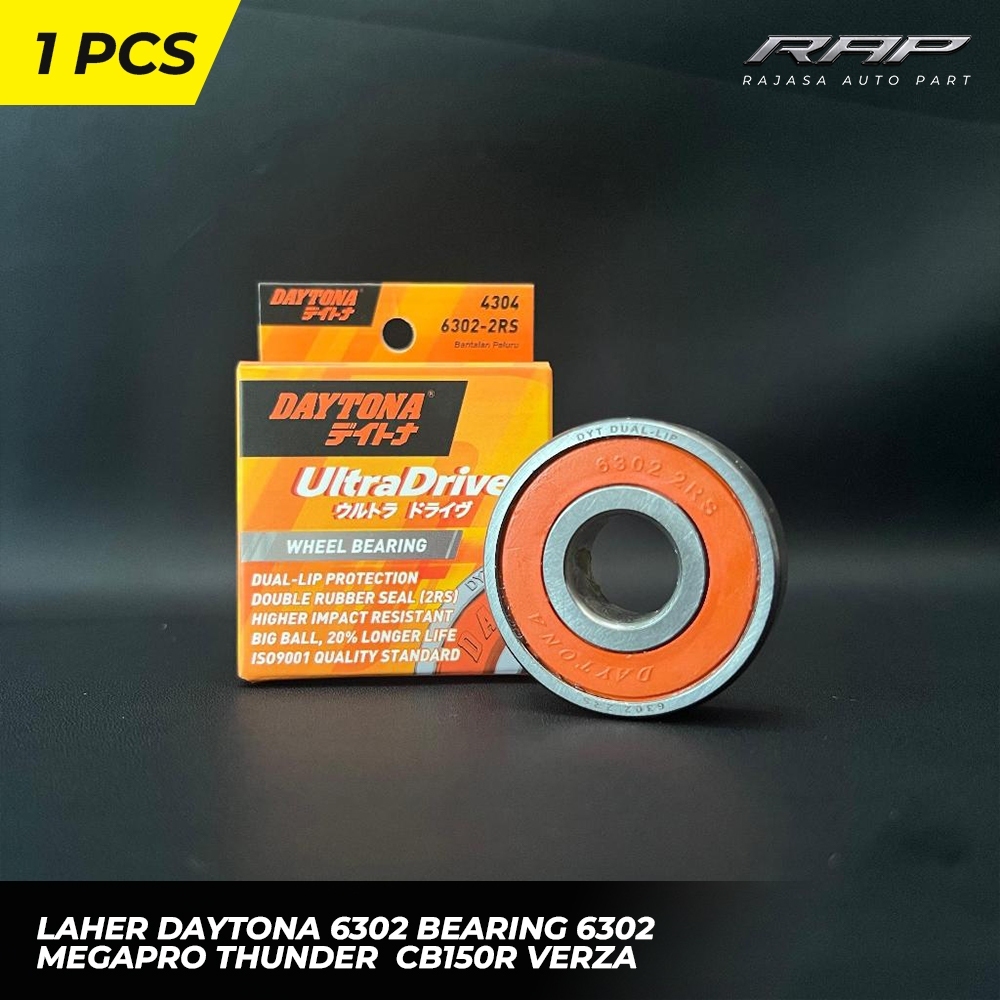 LAHER DAYTONA 6302 BEARING 6302  LAHER RODA MEGAPRO THUNDER  CB150R VERZA