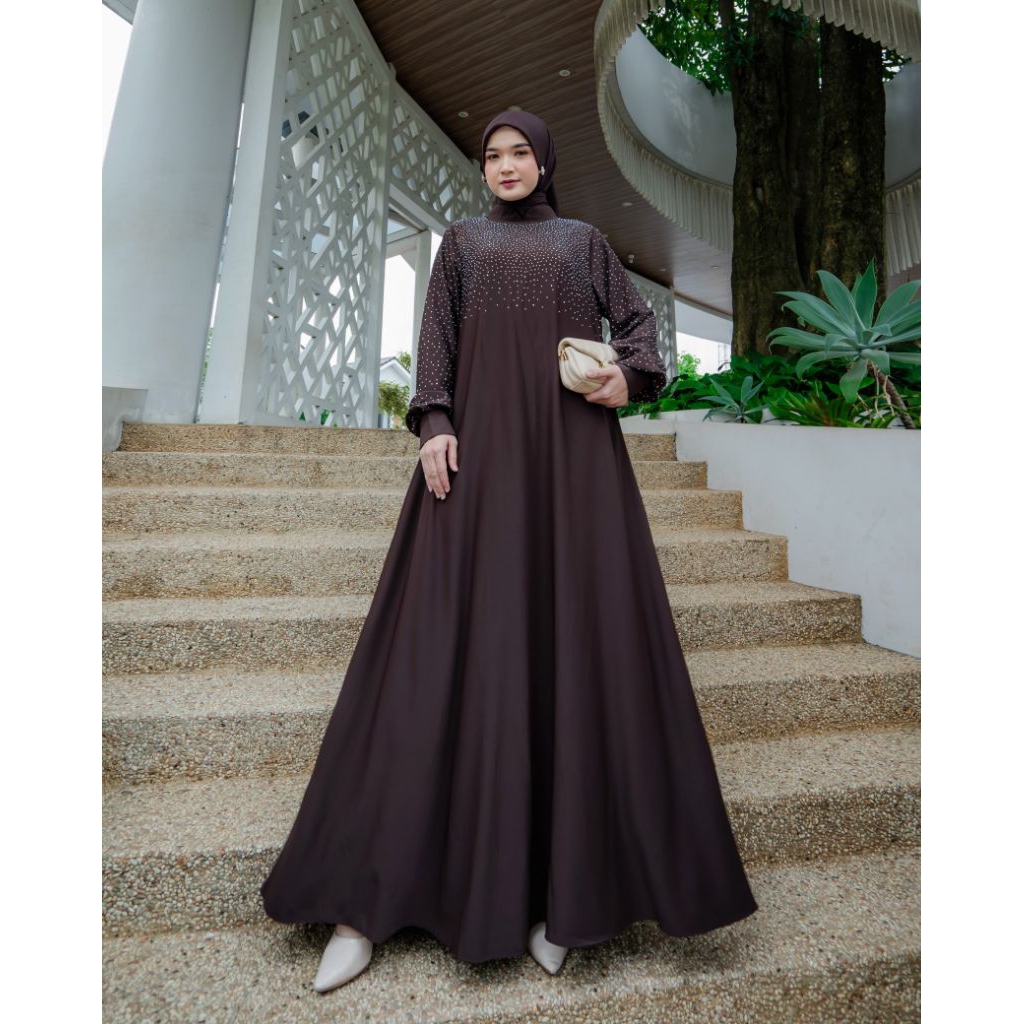 DRESS ONLY BAHAN MARBELLA SILK LD 110 PB 142