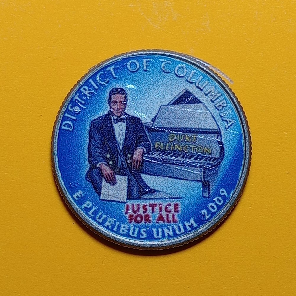 KOIN BERWARNA 25 Cent 2009 - Distric Of Columbia