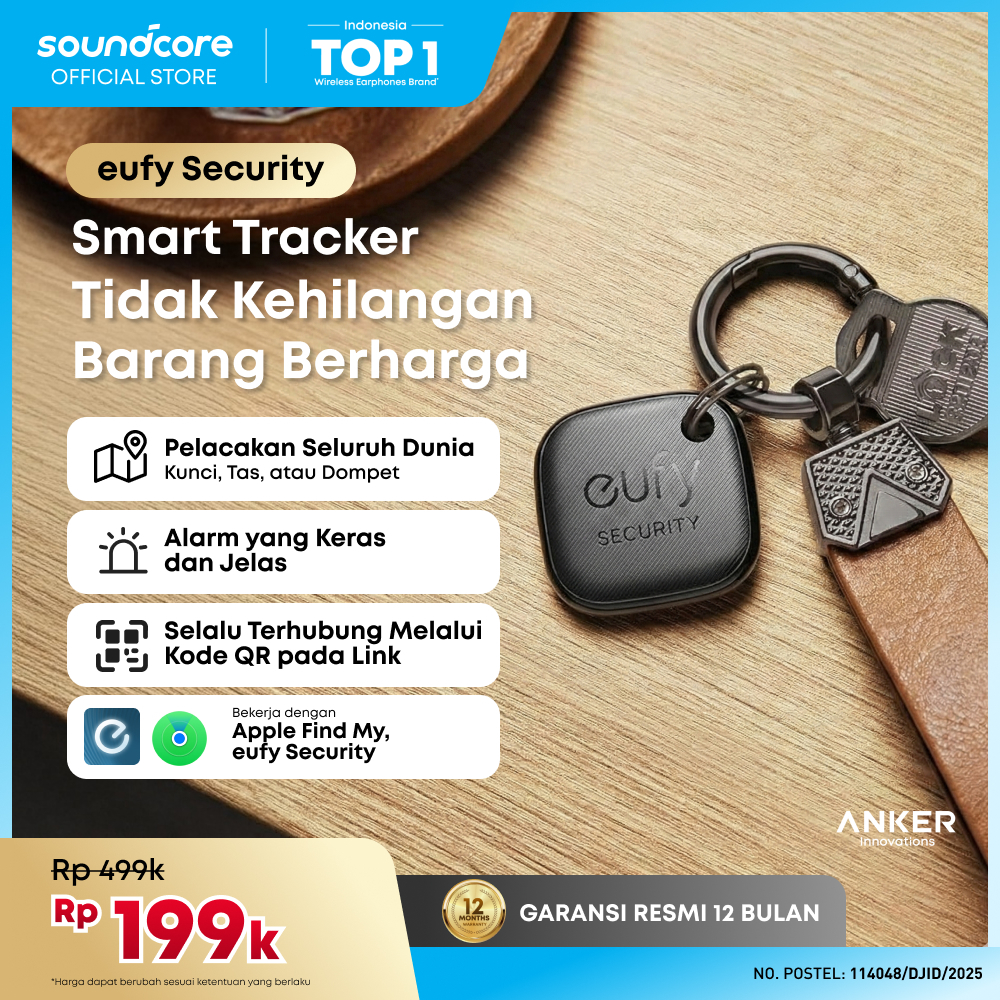 eufy Security by Anker SmartTrack Link (Black, 1-Pack), Android not Supported, Works with Apple Find