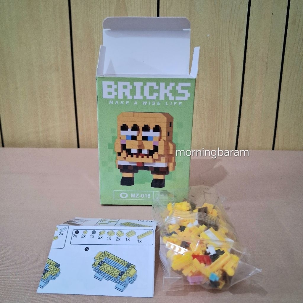 Brick Balok Spongebob Squarepant (real pict)