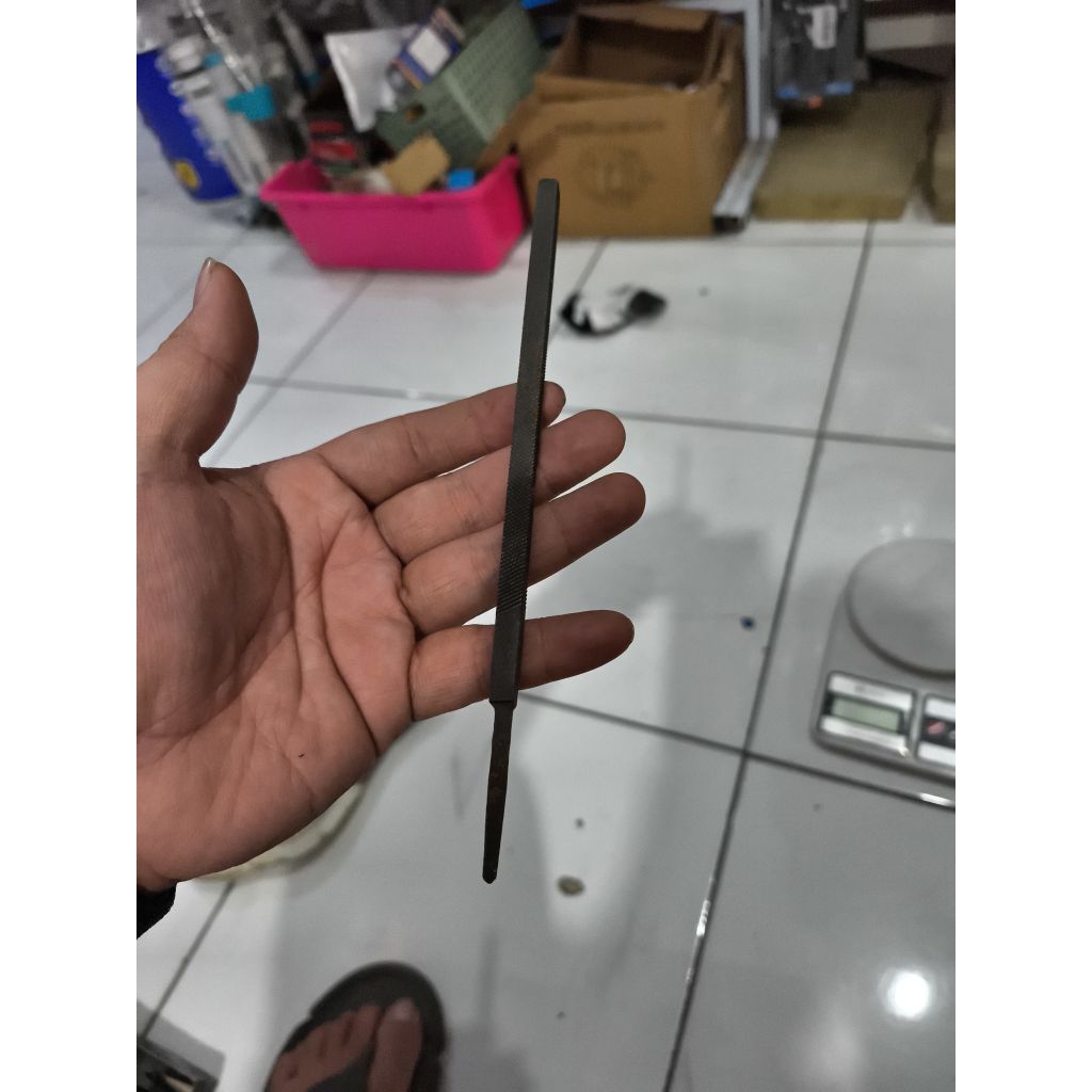 Kikir 6 in setengah bulat JK files kotak polos murah