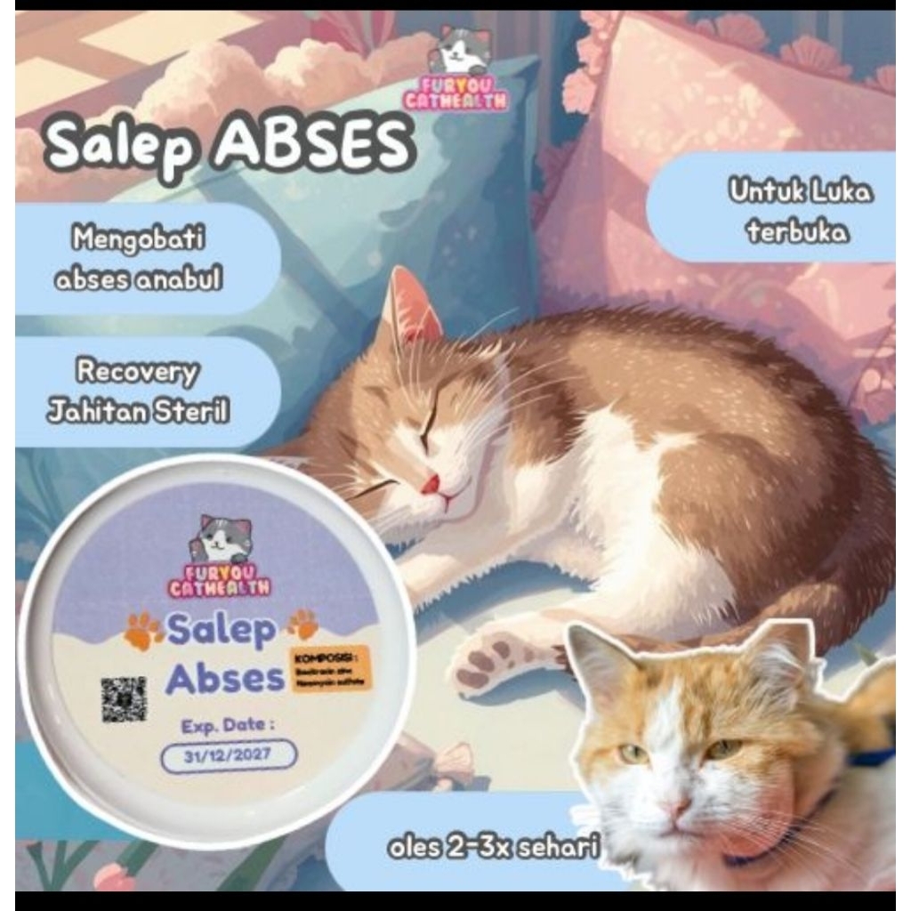 Furyou Salep Abses Anabul Luka Bernanah dan Basah Ampuh salep luka kucing salep kucing luka salep ku