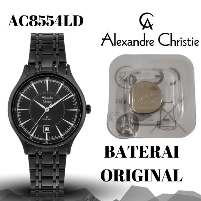 Baterai jam ALEXANDRE christie original AC8554LD