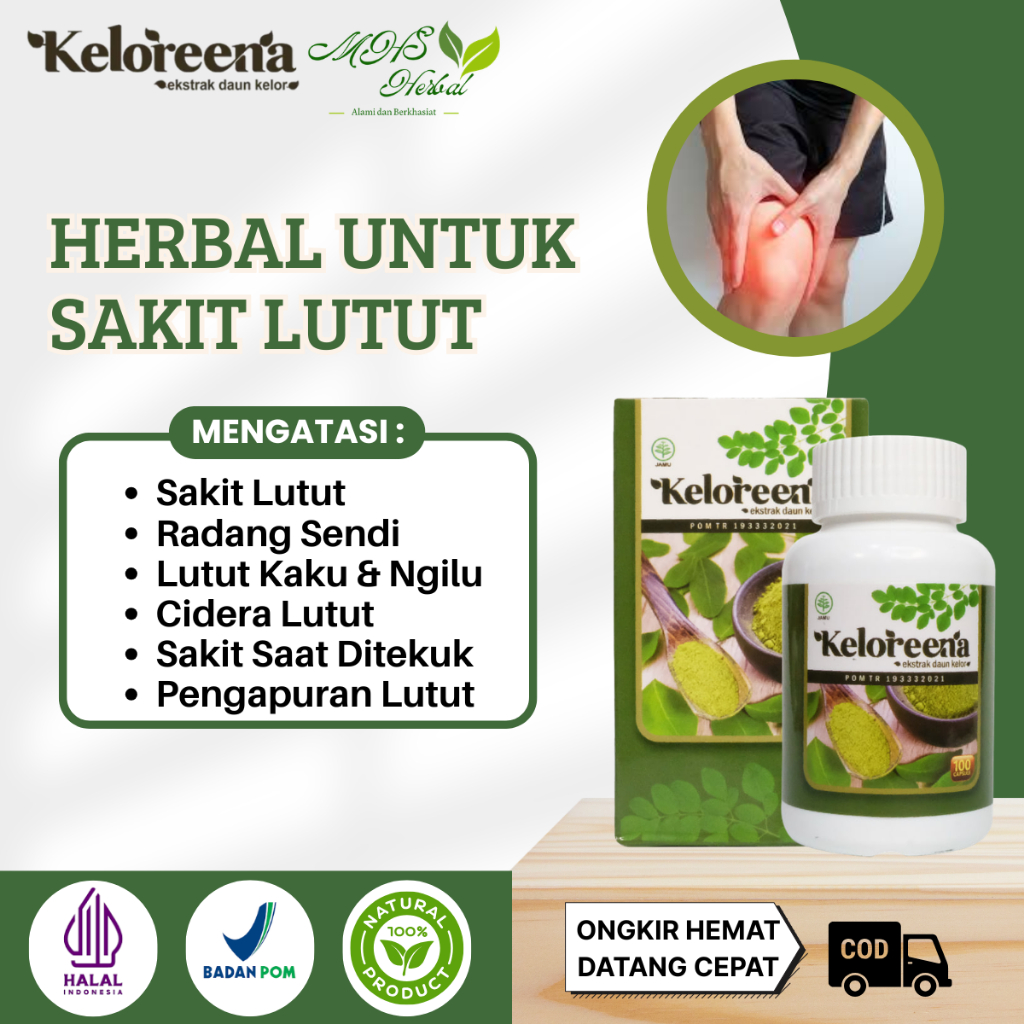 Obat Sakit Lutut, Nyeri Sendi Lutut, Pengapuran Lutut, Sendi Lutut Kaku, Lutut Ngilu, Lutut Sakit Ji