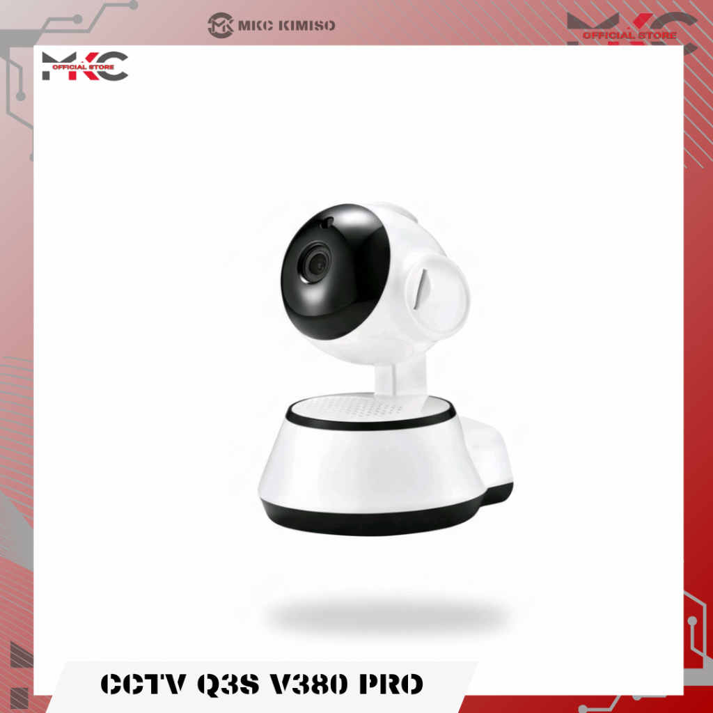 MKC - Smart Camera CCTV V380 Pro Pro HD 720P WiFi Kamera Q3S MKC Kimiso