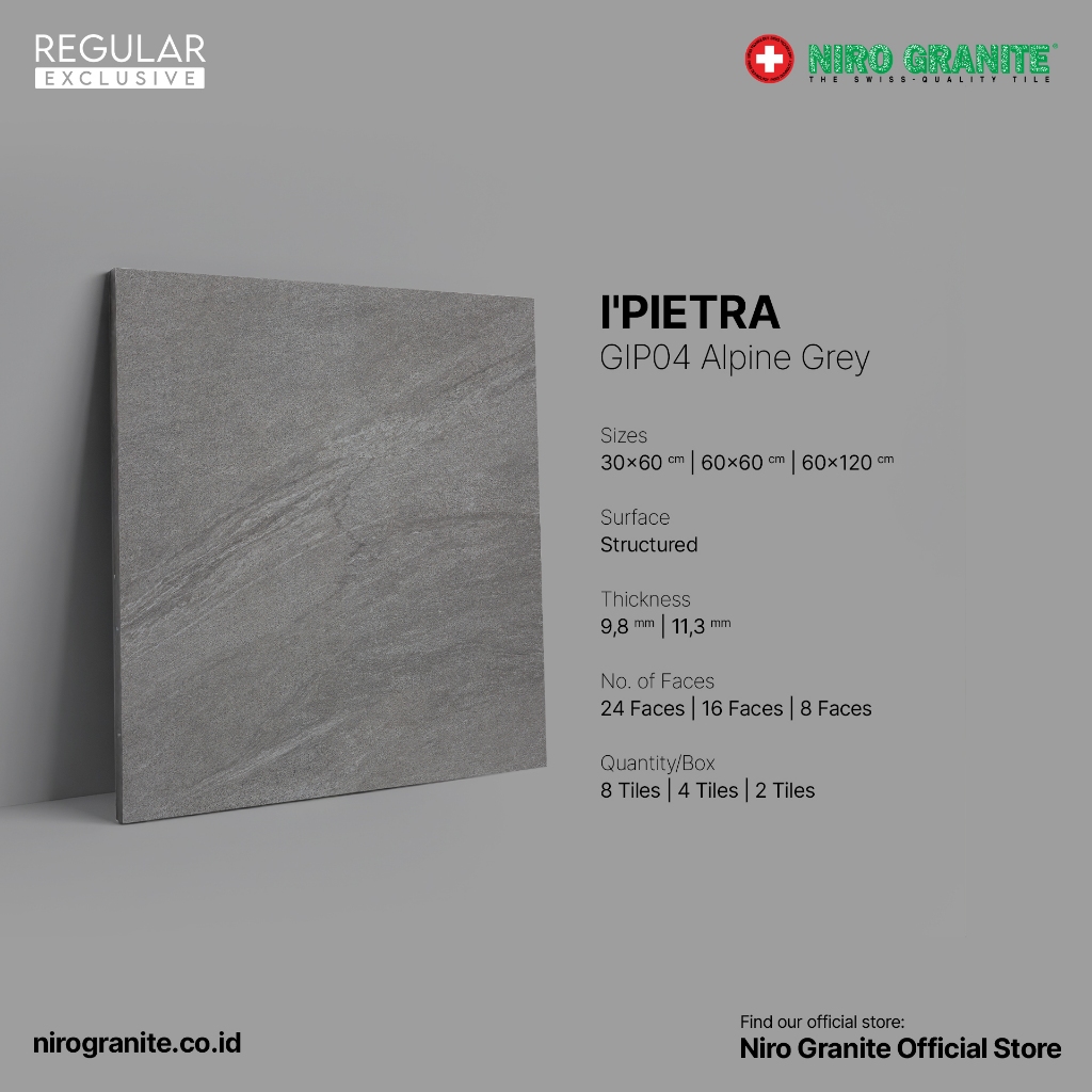 NIRO GRANITE 1st Grade - I'Pietra GIP04 - Structured