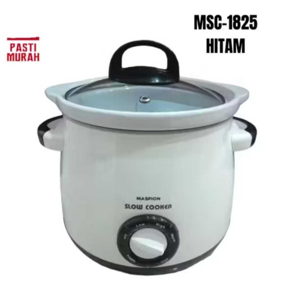 Maspion Slow Cooker MSC 1825 Pemasak Pelan Lambat msc-1825 / Slow Cooker Maspion