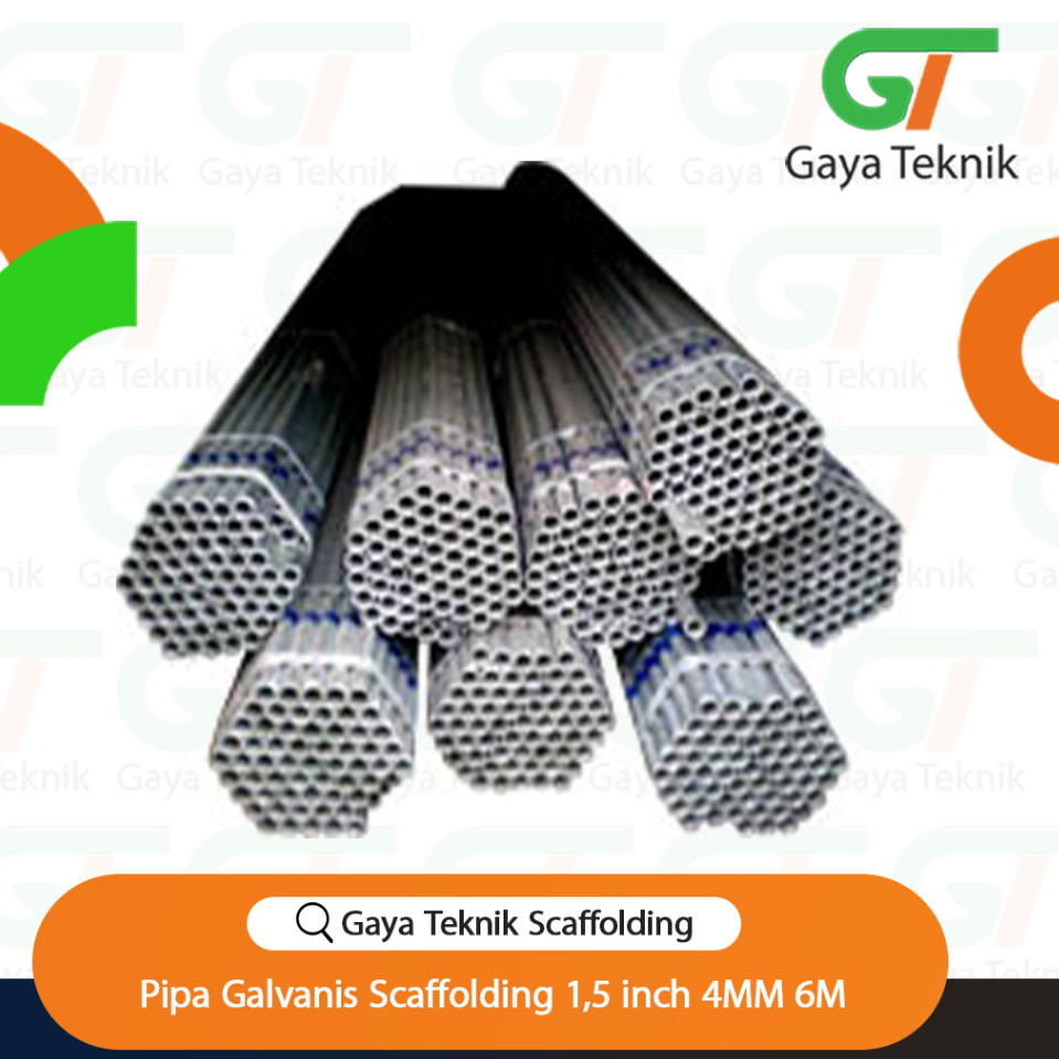 Pipa Galvanis Tubular System 6M Diameter 1.5 Inch 4mm