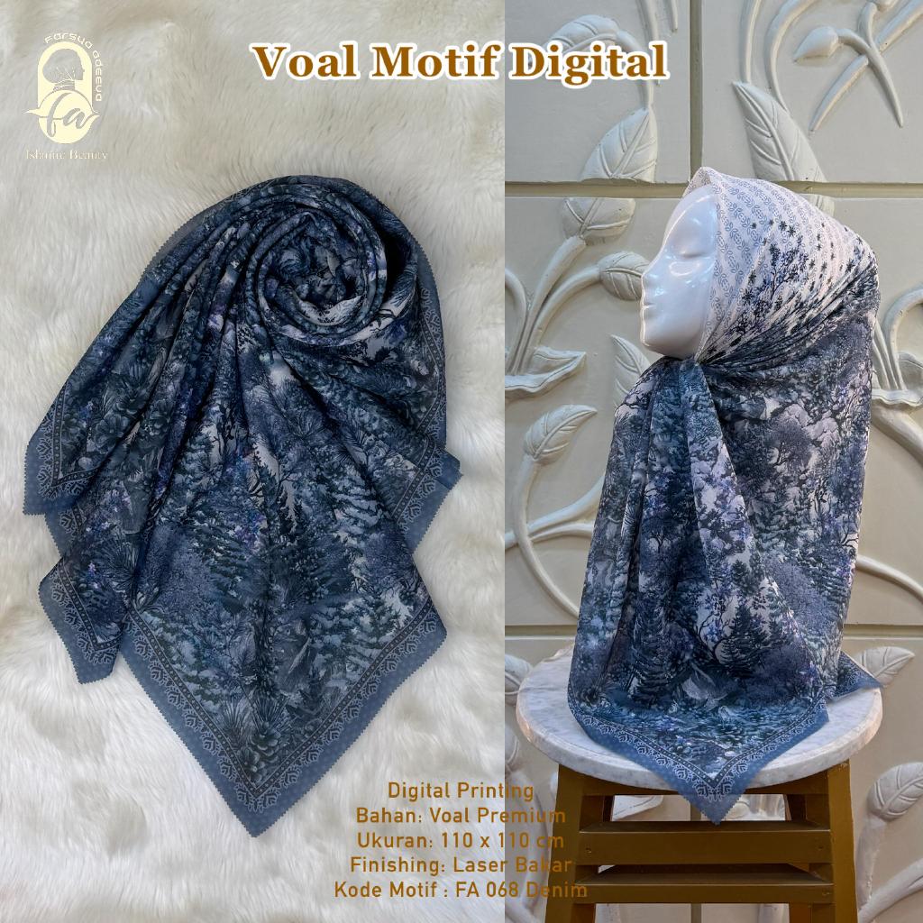 Farsya Adeeva - Voal Motif Digital LC FA 068