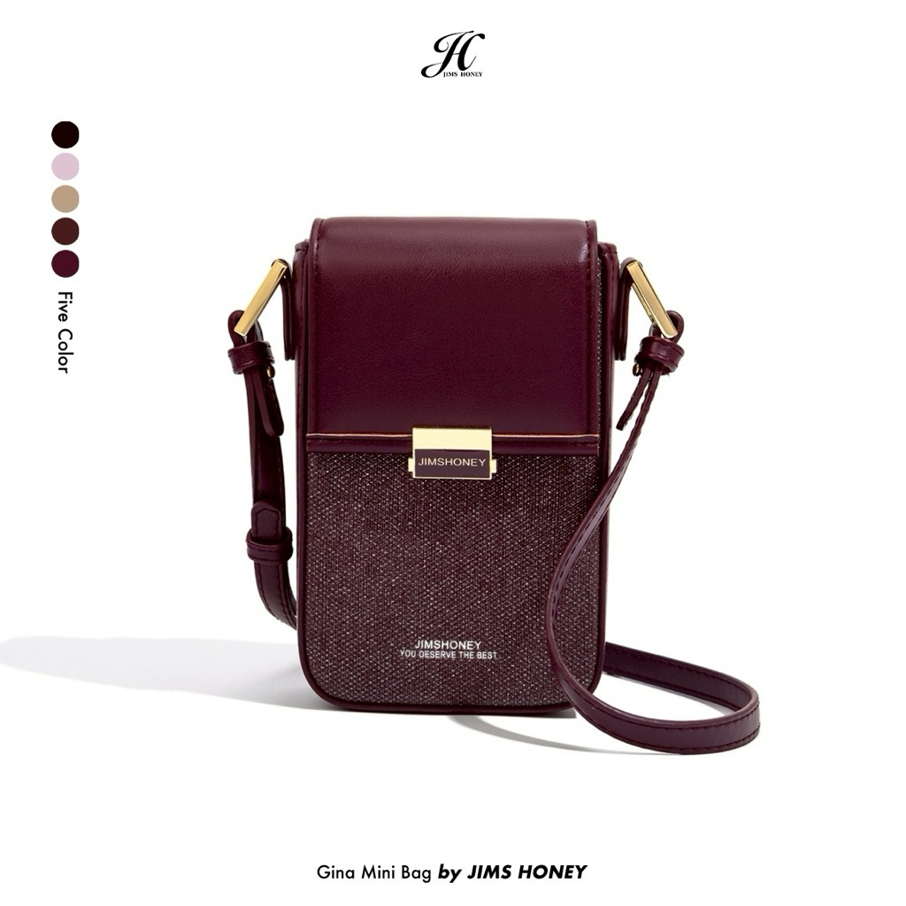Jims Honey Gina Minibag-Tas mini tas Slempang muat hp dompet