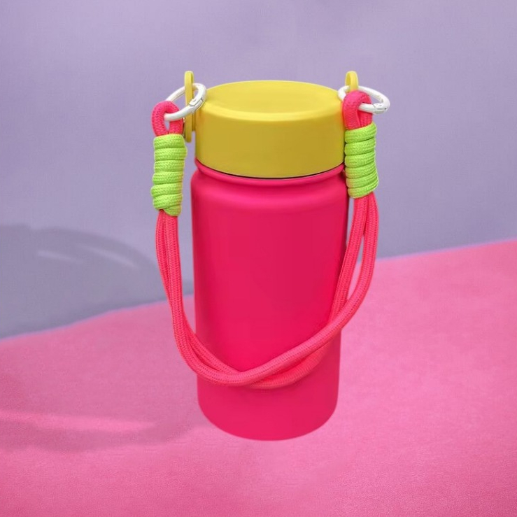 LUMINA JUG Tumbler Stainless Korean Aesthetic 350ml tahan panas dan dingin warna PINK FANTA soft can