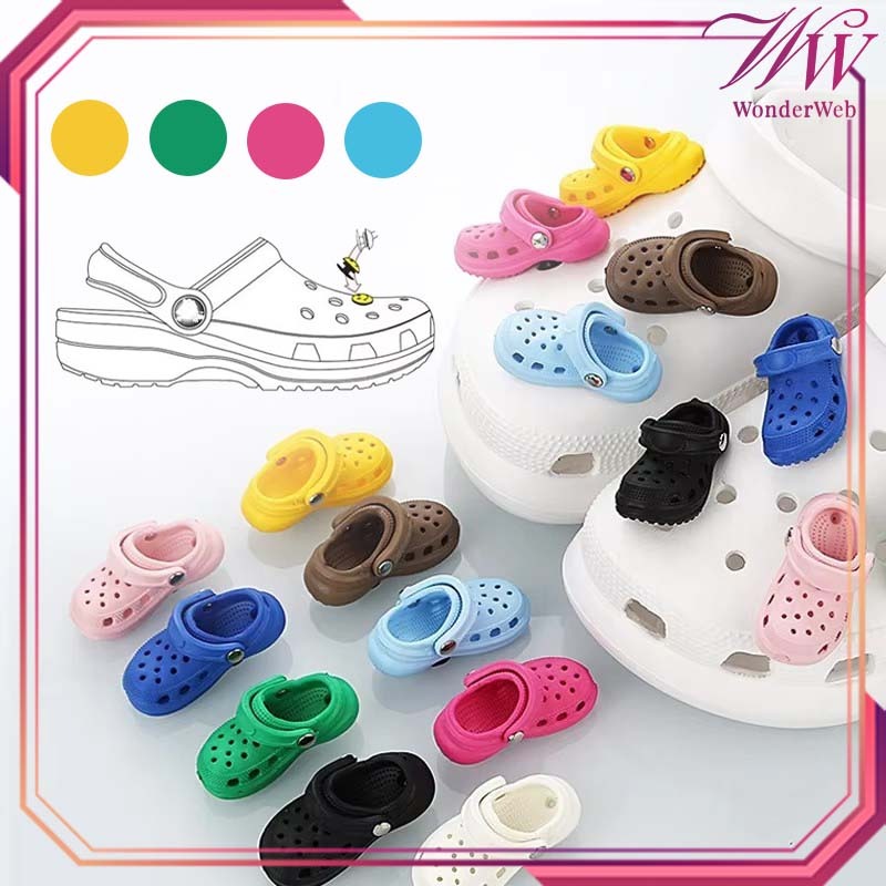 3pcs/Set Jibitz Sendal Crocs Pin Sendal Crocs Aesthetic Aksesoris Sendal Kodok Tempelan Sandal Kodok