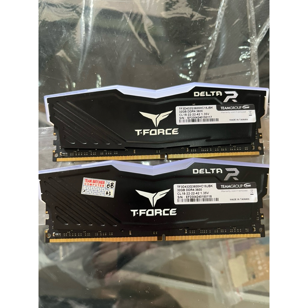 Ram TeamGroup T-force Delta 64gb ddr4 3600mhz