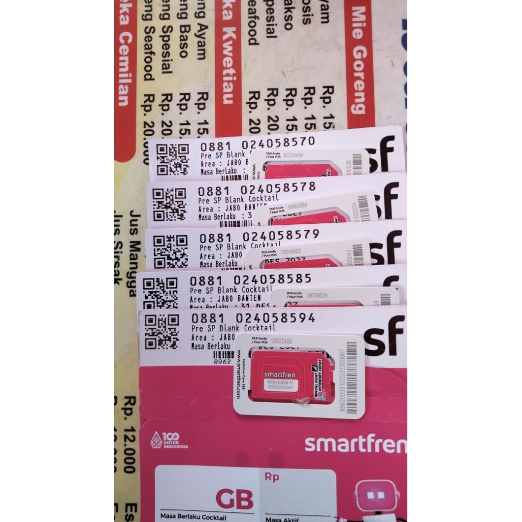 Kartu Perdana Smartfren Kouta 3gb 30h - Siap Pakai, Penggunaan Internet, Nano SIM